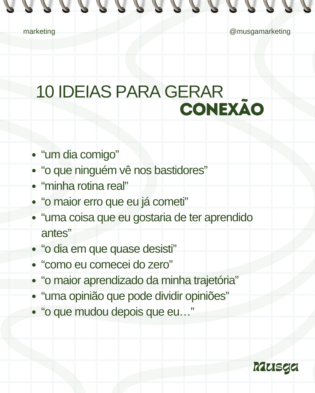 Lista editorial: 10 ideias para gerar conexão