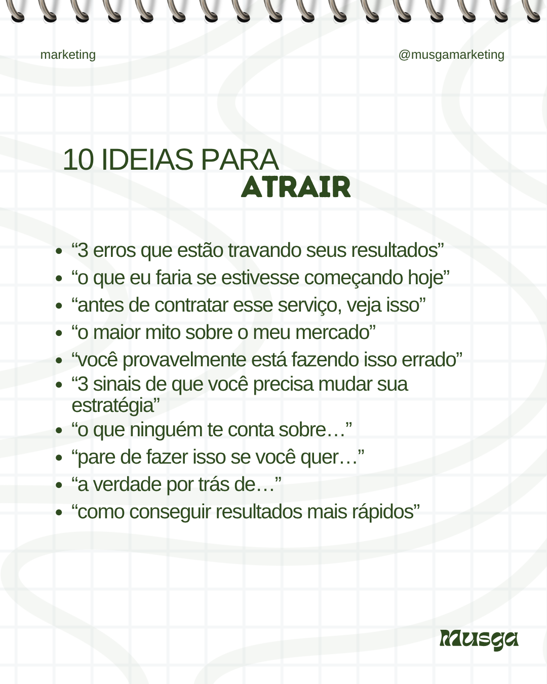 Lista editorial: 10 ideias para atrair